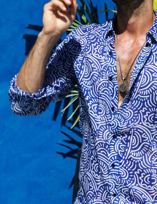 Men's St-Jean Lightweight Cotton Voile Shirt – Tribal