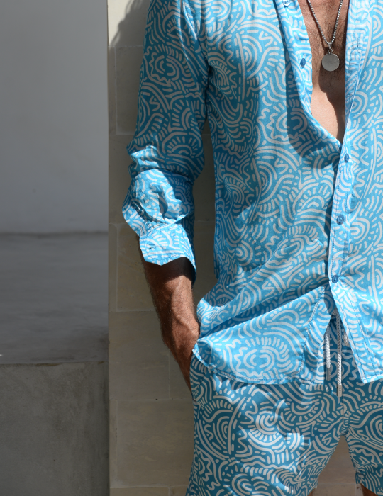 Men's St-Jean Lightweight Cotton Voile Shirt – Tribal