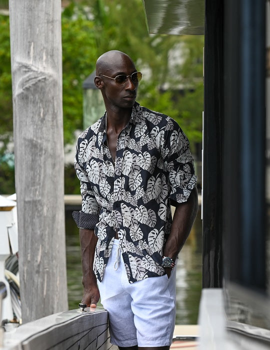 Men's St-Jean Lightweight Cotton Voile Shirt – Tropic Heat