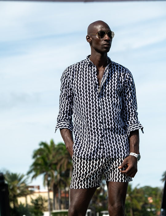Men's St-Jean Lightweight Cotton Voile Shirt – Wavy