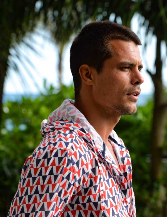 Men's Venice Beach Patterned Linen Hoodies