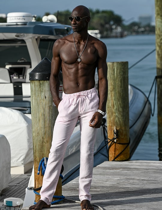 Palm Grove Linen Pants – Refined Men’s Resort Wear