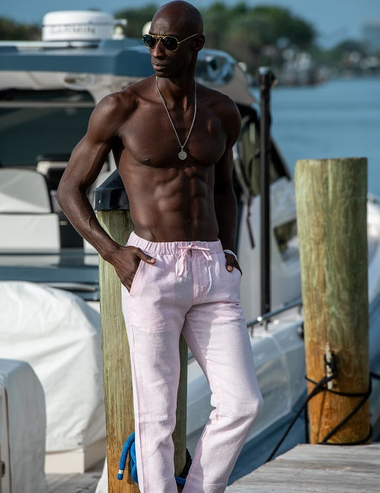 Palm Grove Linen Pants – Refined Men’s Resort Wear
