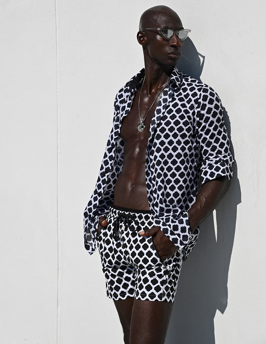 Men's Cannes Sports Swim Shorts - Moroccan