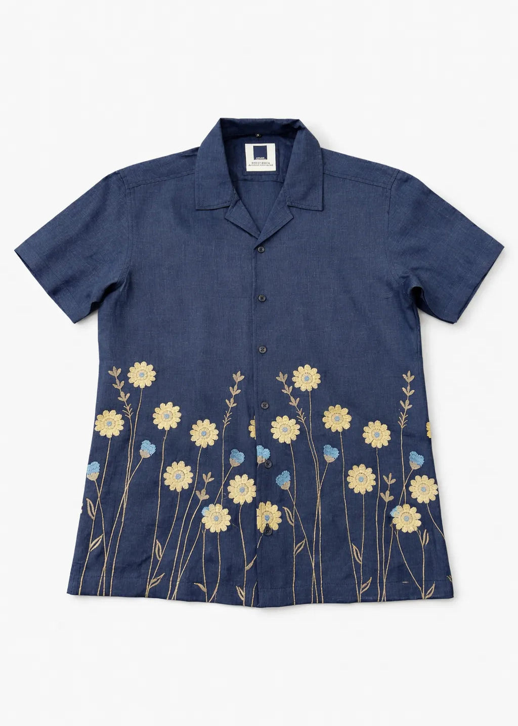 The Gustavia Bloom Linen Shirt for Men