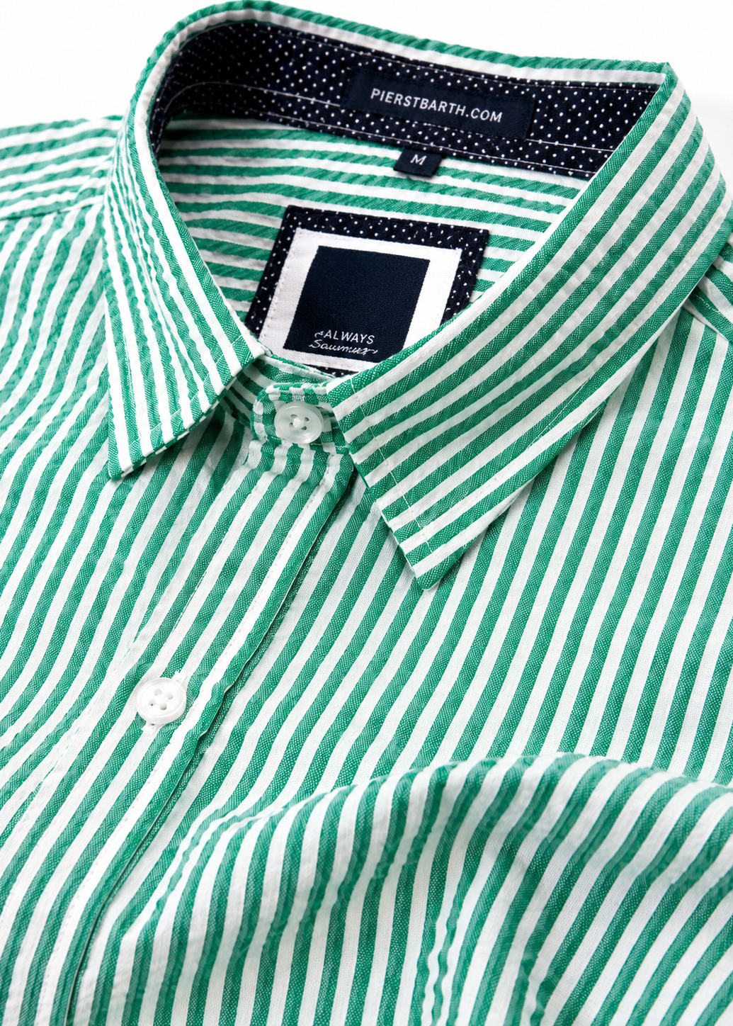 Men's Palmer Organic Cotton Seersucker Shirt