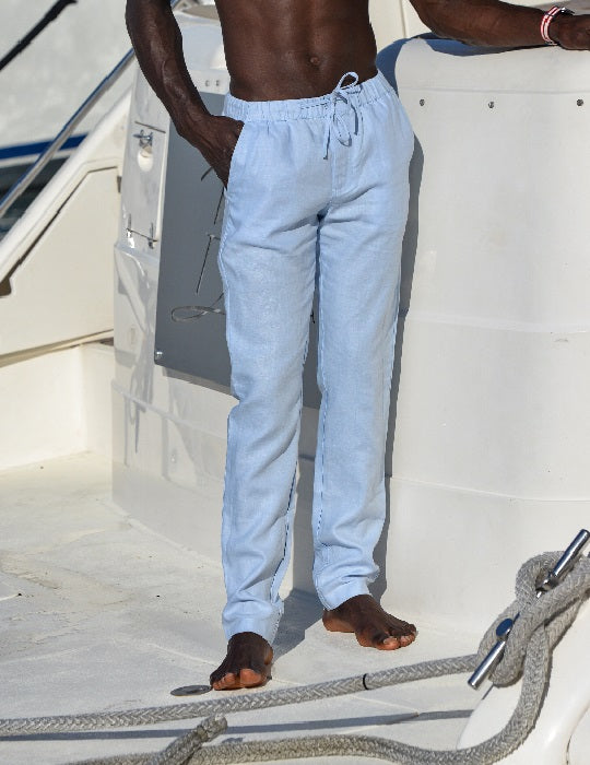 Palm Grove Linen Pants – Refined Men’s Resort Wear
