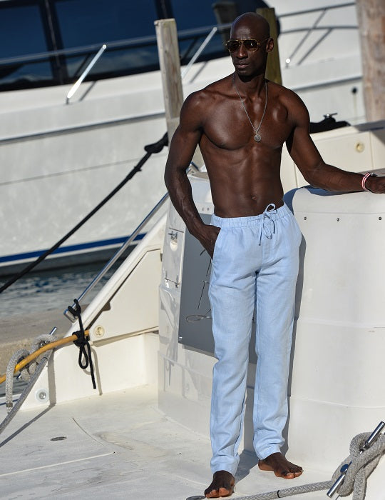 Palm Grove Linen Pants – Refined Men’s Resort Wear