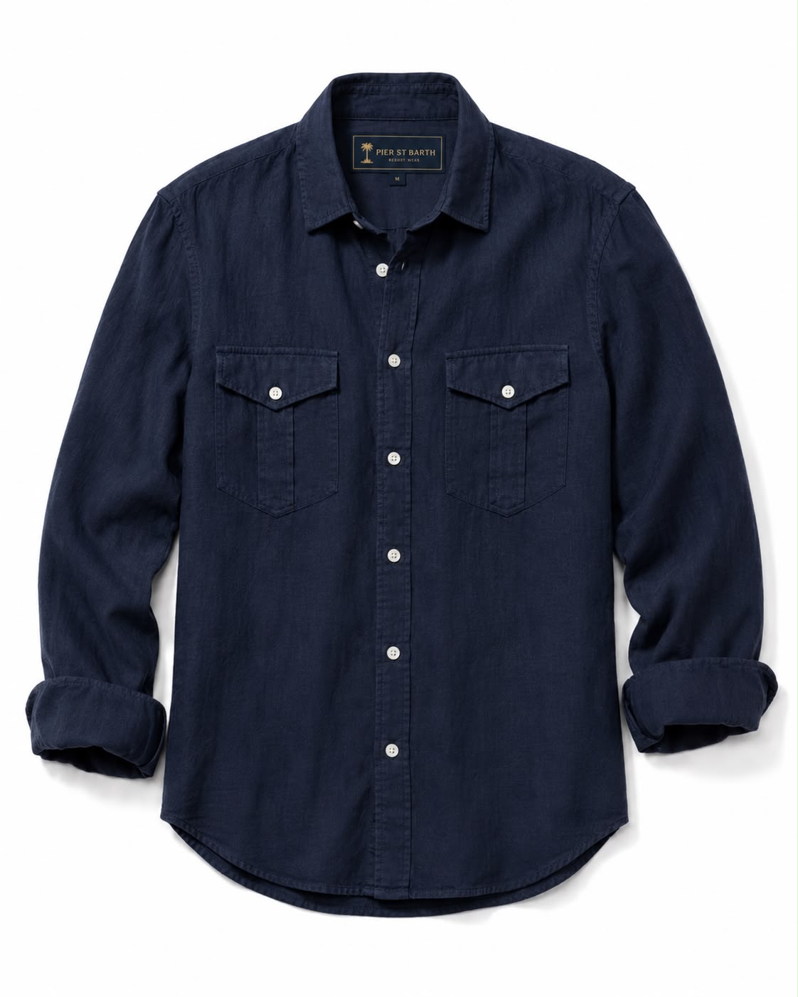 Men's Long Sleeve Wayfarer Utility Linen Shirt