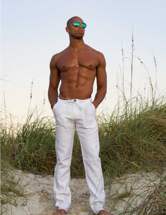White Bay Linen Pants