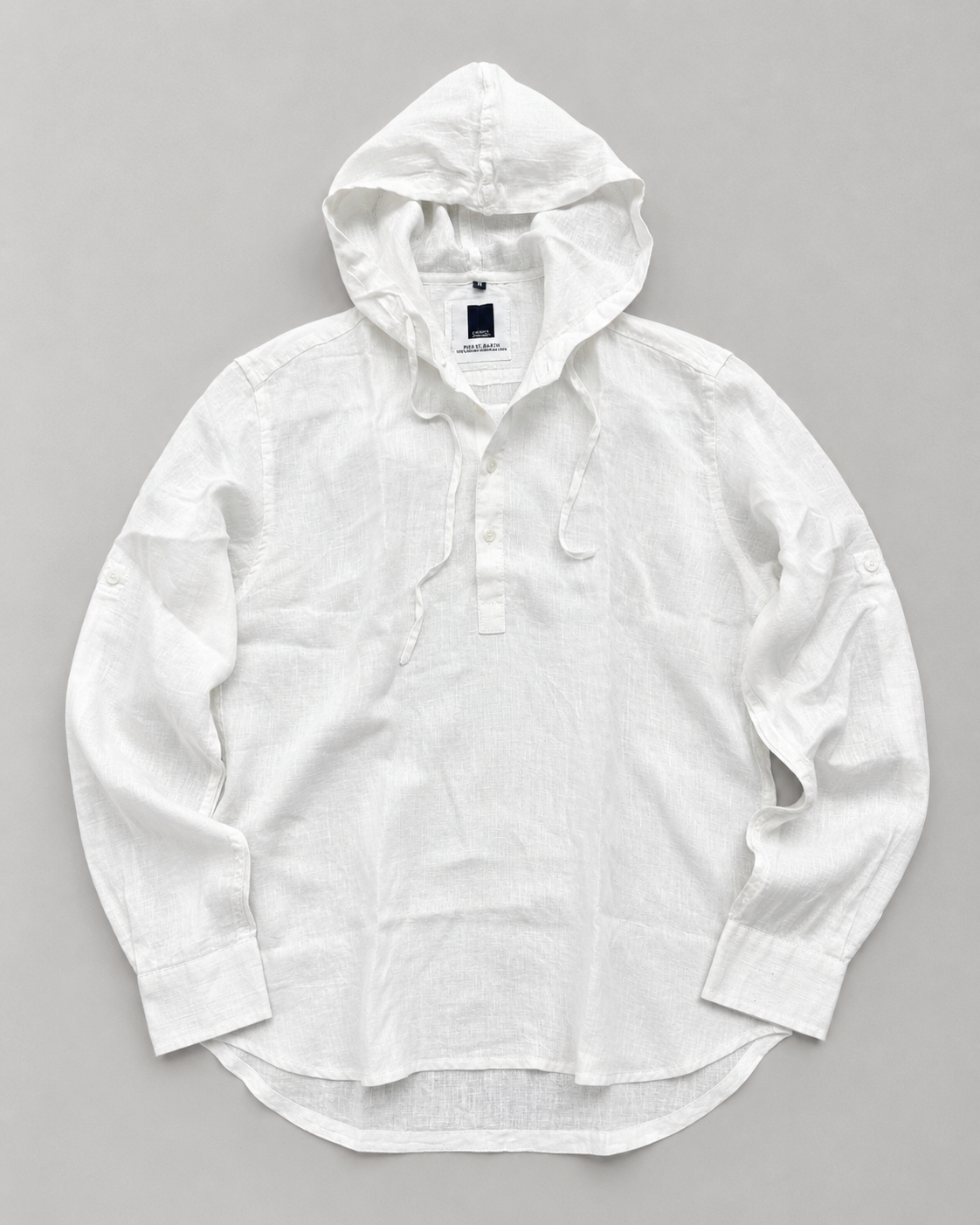 Men's Venice Beach Solid Linen Hoodies