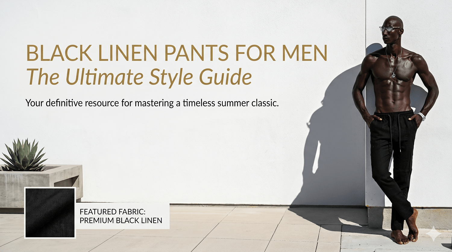 Black Linen Pants for Men: The Ultimate Style Guide