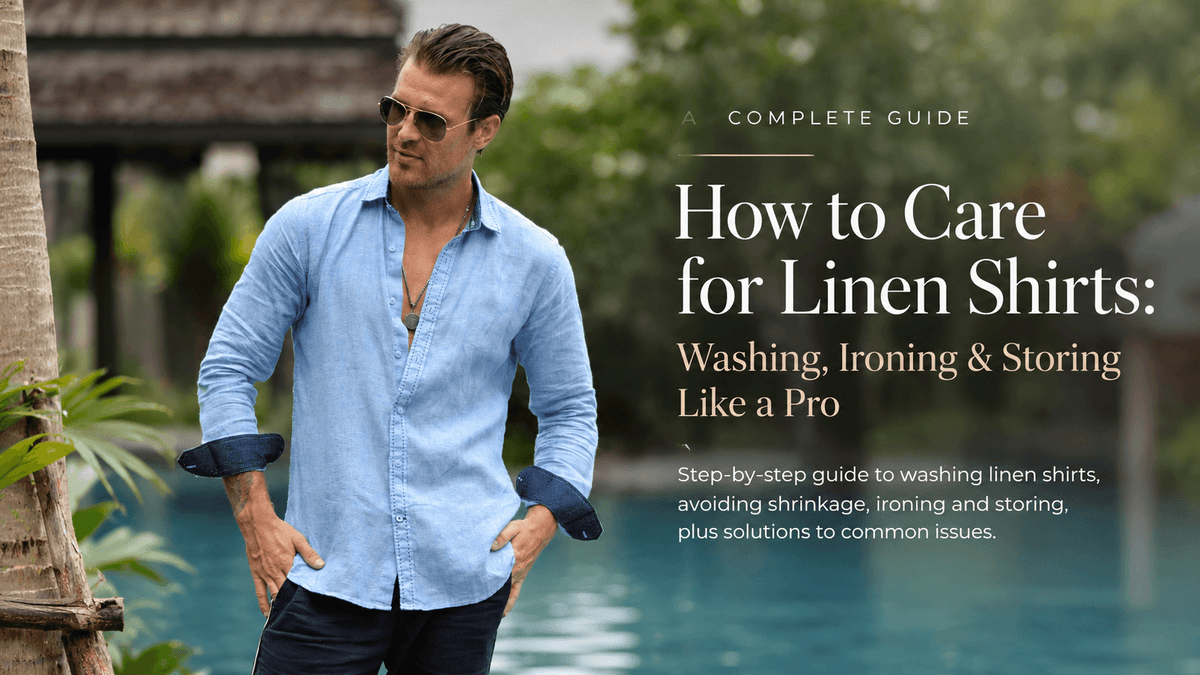 How to Care for Linen Shirts: Washing, Ironing & Storing Like a Pro