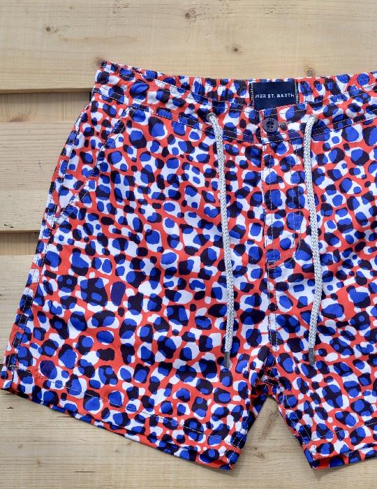 Men's Bora Bora Tailored Swim Shorts - Leopard