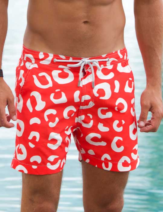Men's Bora Bora Tailored Swim Shorts - Pug