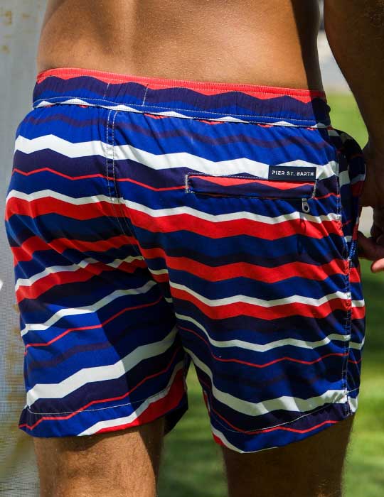 Bora Bora Tailored Swim Shorts - Rainbow