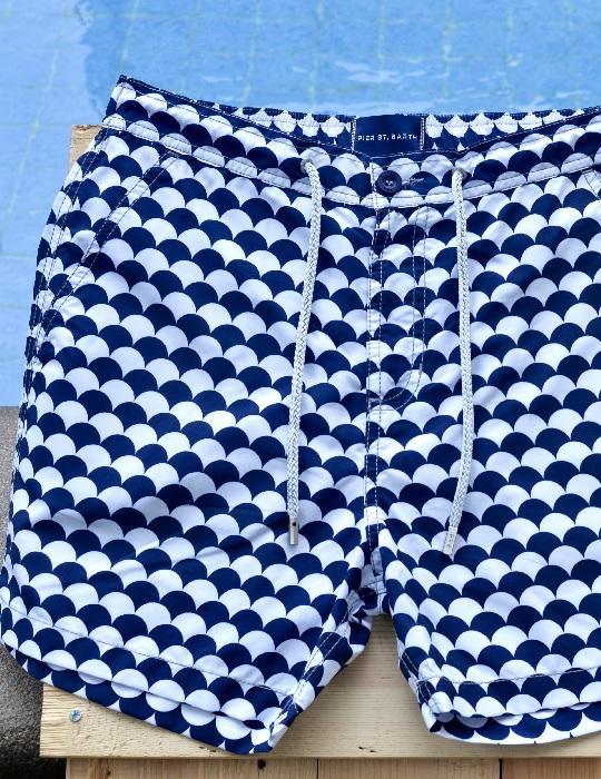 Bora Bora Tailored Swim Shorts - Scales