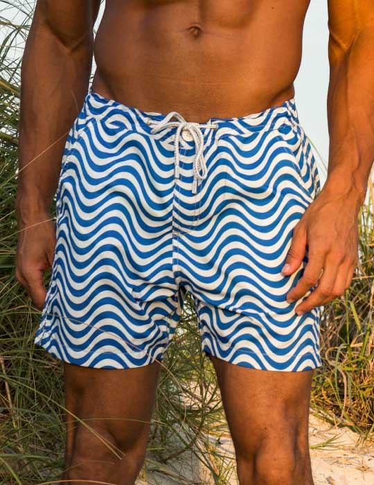 Bora Bora Tailored Swim Shorts - Wave