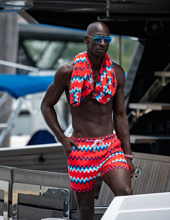 Men's Bora Bora Tailored Swim Shorts - Wave Galaxy