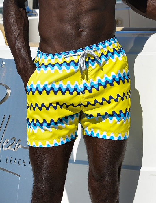 Men's Bora Bora Tailored Swim Shorts - Wave Galaxy