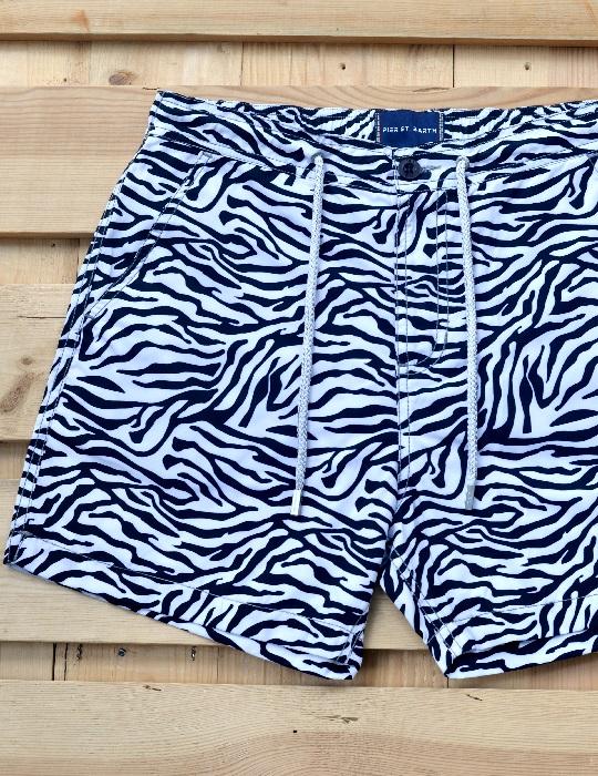 Bora Bora Tailored Swim Shorts - Zebra