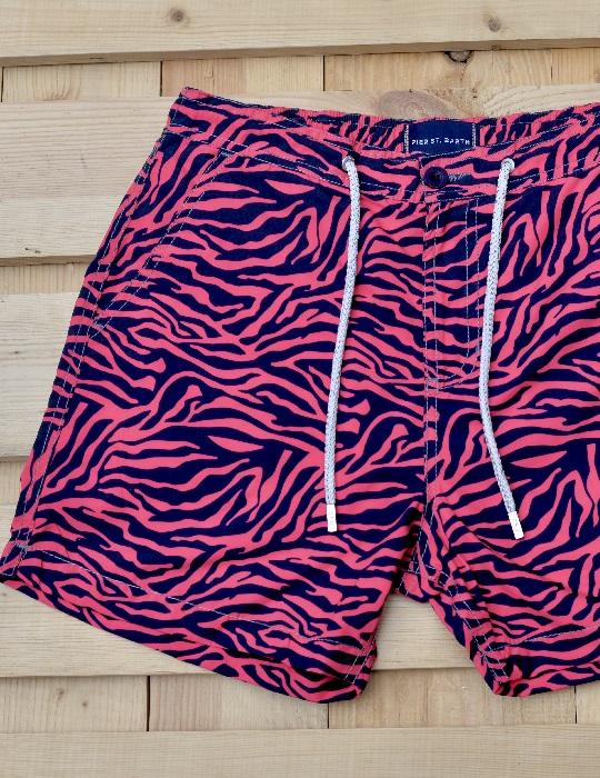 Bora Bora Tailored Swim Shorts - Zebra