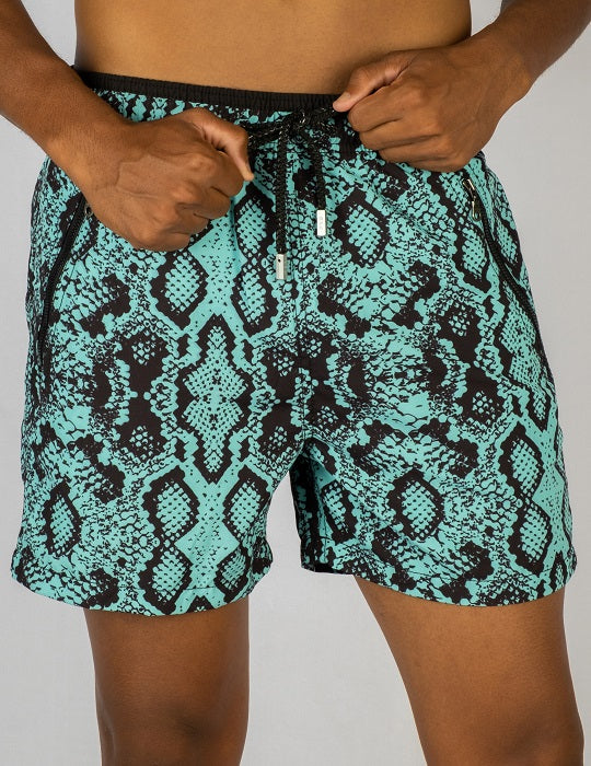 Men's Cannes Sports Swim Shorts - Python