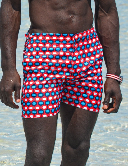 Hamptons Tailored Swim Shorts - Ipanema New