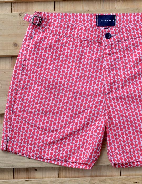 Hamptons Tailored Swim Shorts - Peace Small