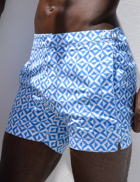 Hamptons Tailored Swim Shorts - Prism New