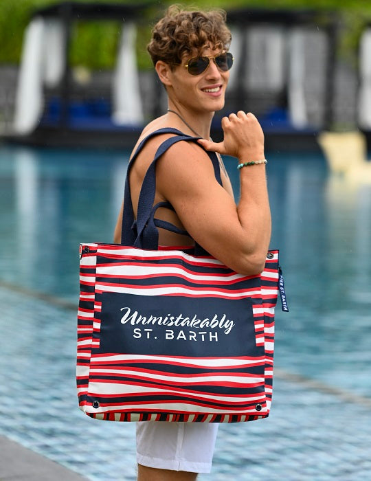 OUTRIGGER Water-Resistant Beach Bag - Unmistakably St.Barth