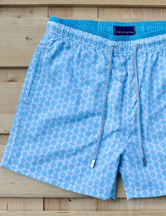 Men's Pier Sports Swim Shorts - Peace