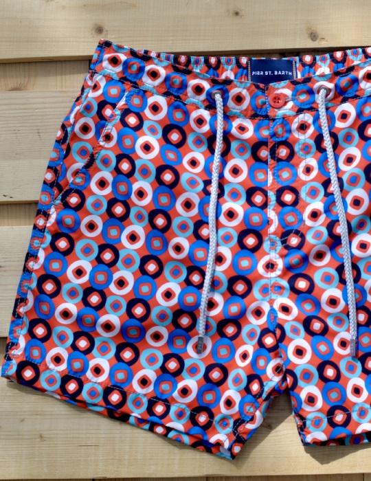 Men's Bora Bora Tailored Swim Shorts - Square Circle