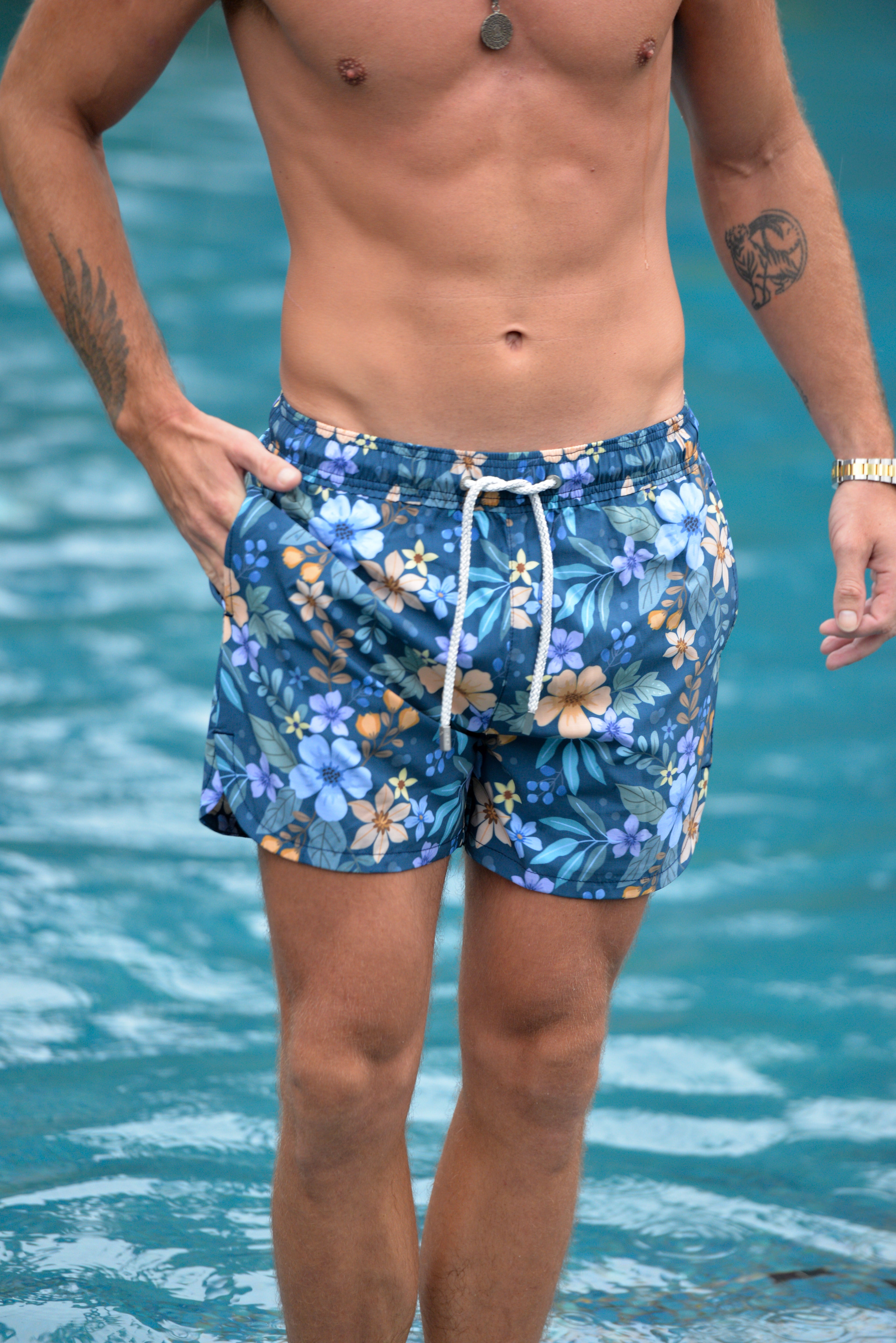 Men's Lebron Sports Swim Shorts - Twilight Bloom