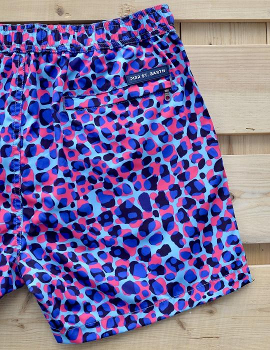 Men's Bora Bora Tailored Swim Shorts - Leopard