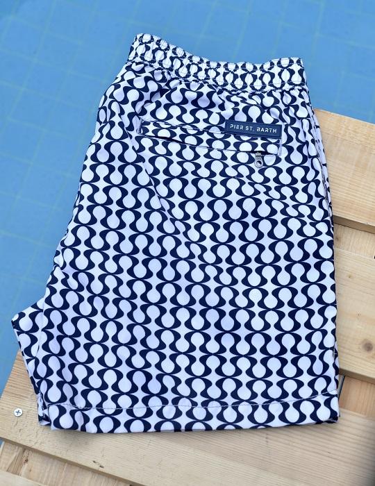 Bora Bora Tailored Swim Shorts - Peace