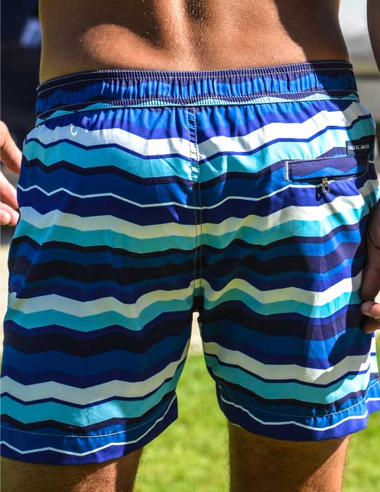 Bora Bora Tailored Swim Shorts - Rainbow