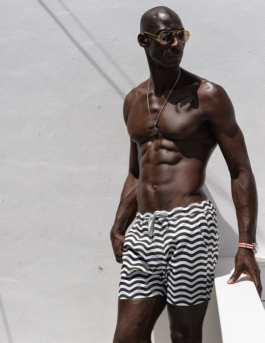 Bora Bora Tailored Swim Shorts - Wave