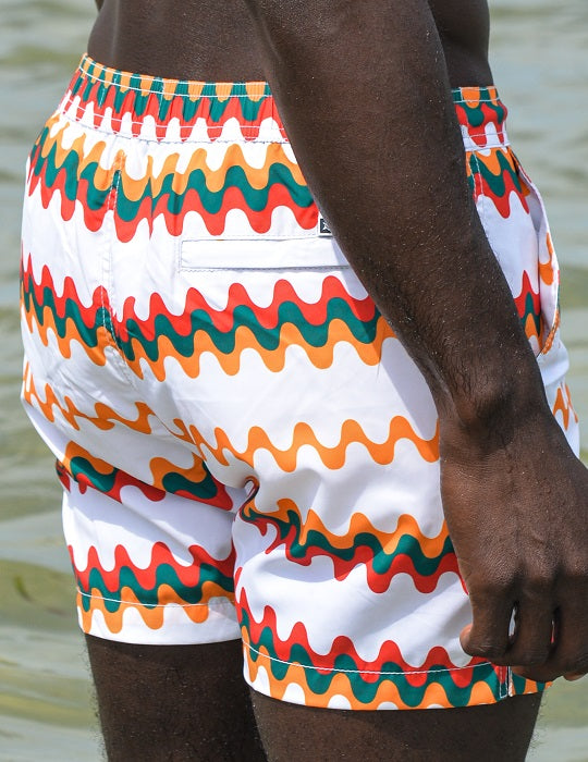Men's Bora Bora Tailored Swim Shorts - Wave Galaxy