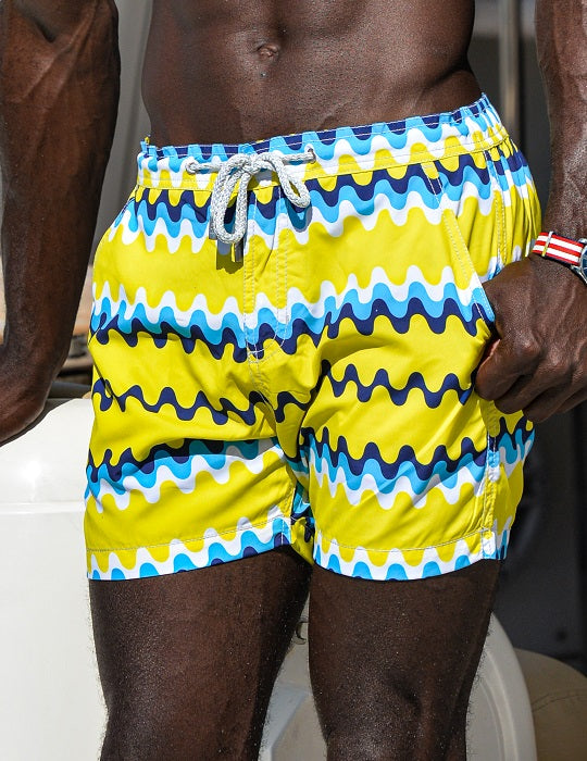 Men's Bora Bora Tailored Swim Shorts - Wave Galaxy