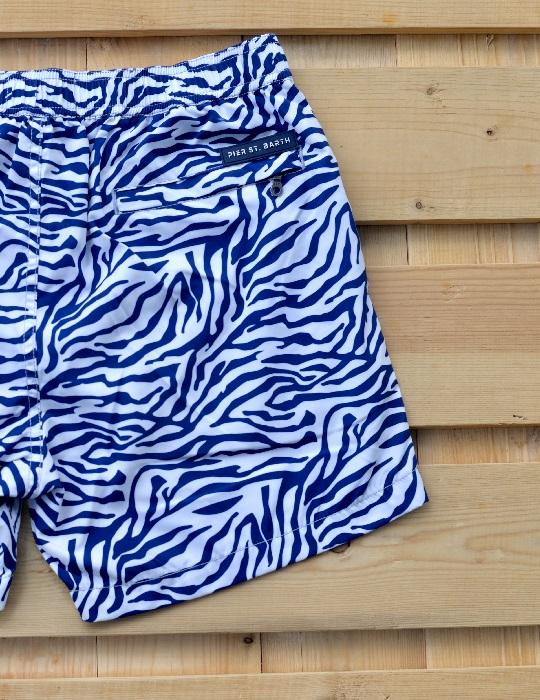 Bora Bora Tailored Swim Shorts - Zebra