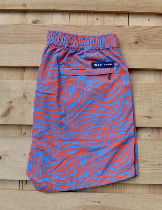 Bora Bora Tailored Swim Shorts - Zebra