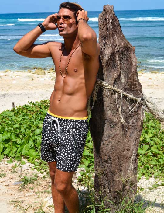 Cannes Sports Swim - Floral Dots