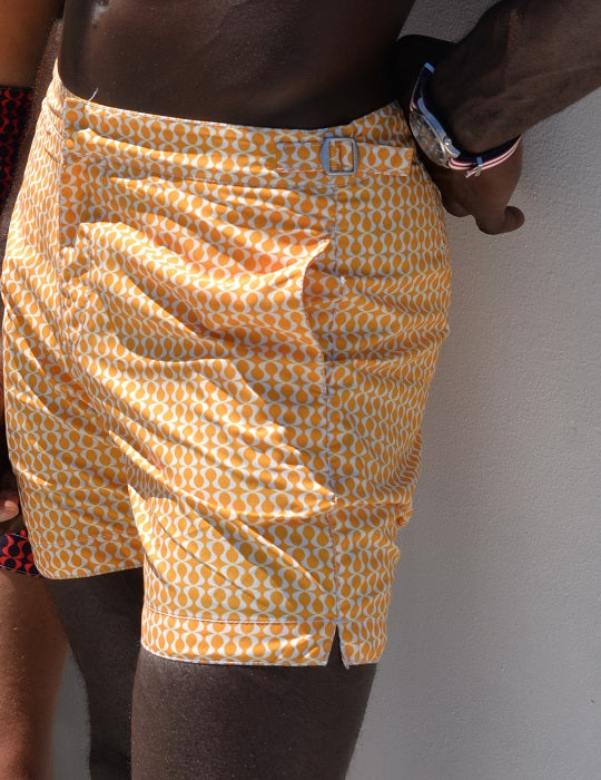 Hamptons Tailored Swim Shorts - Peace Small