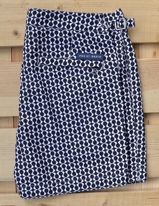 Hamptons Tailored Swim Shorts - Peace Small
