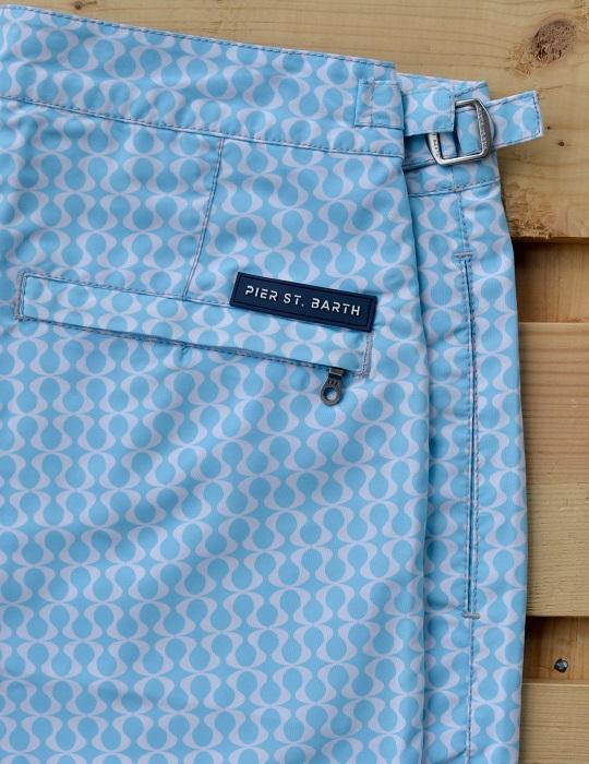 Hamptons Tailored Swim Shorts - Peace Small