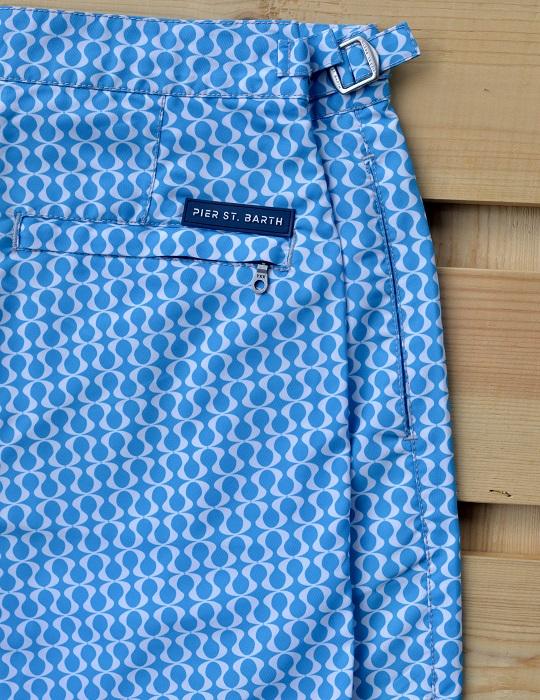 Hamptons Tailored Swim Shorts - Peace Small