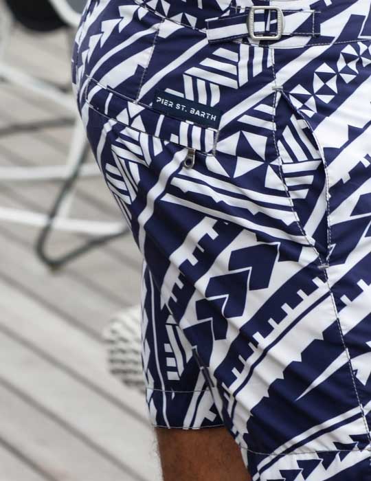 Hamptons Tailored Swim Shorts - Poly Tattoo