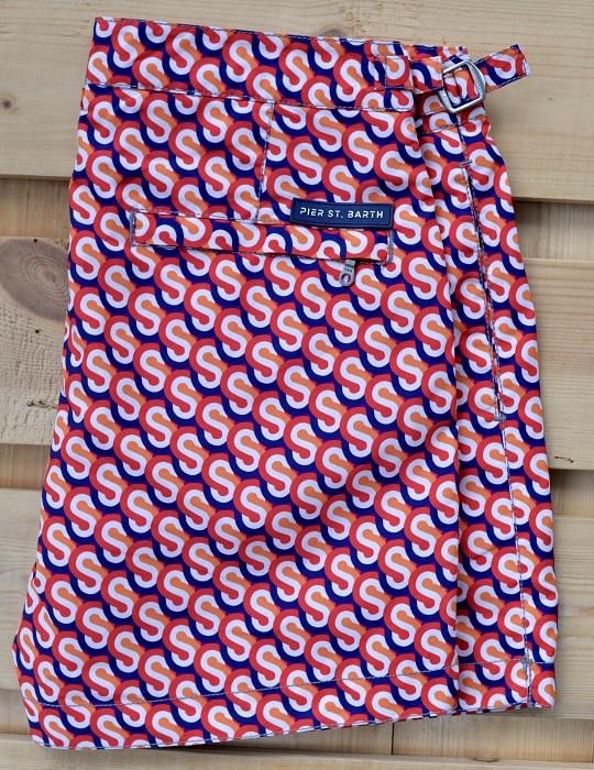 Hamptons Tailored Swim Shorts - S Print Small