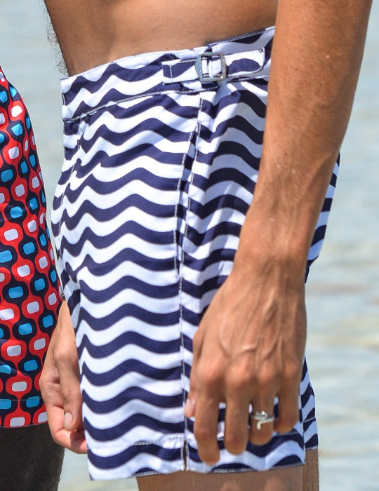 Hamptons Tailored Swim Shorts - Wave